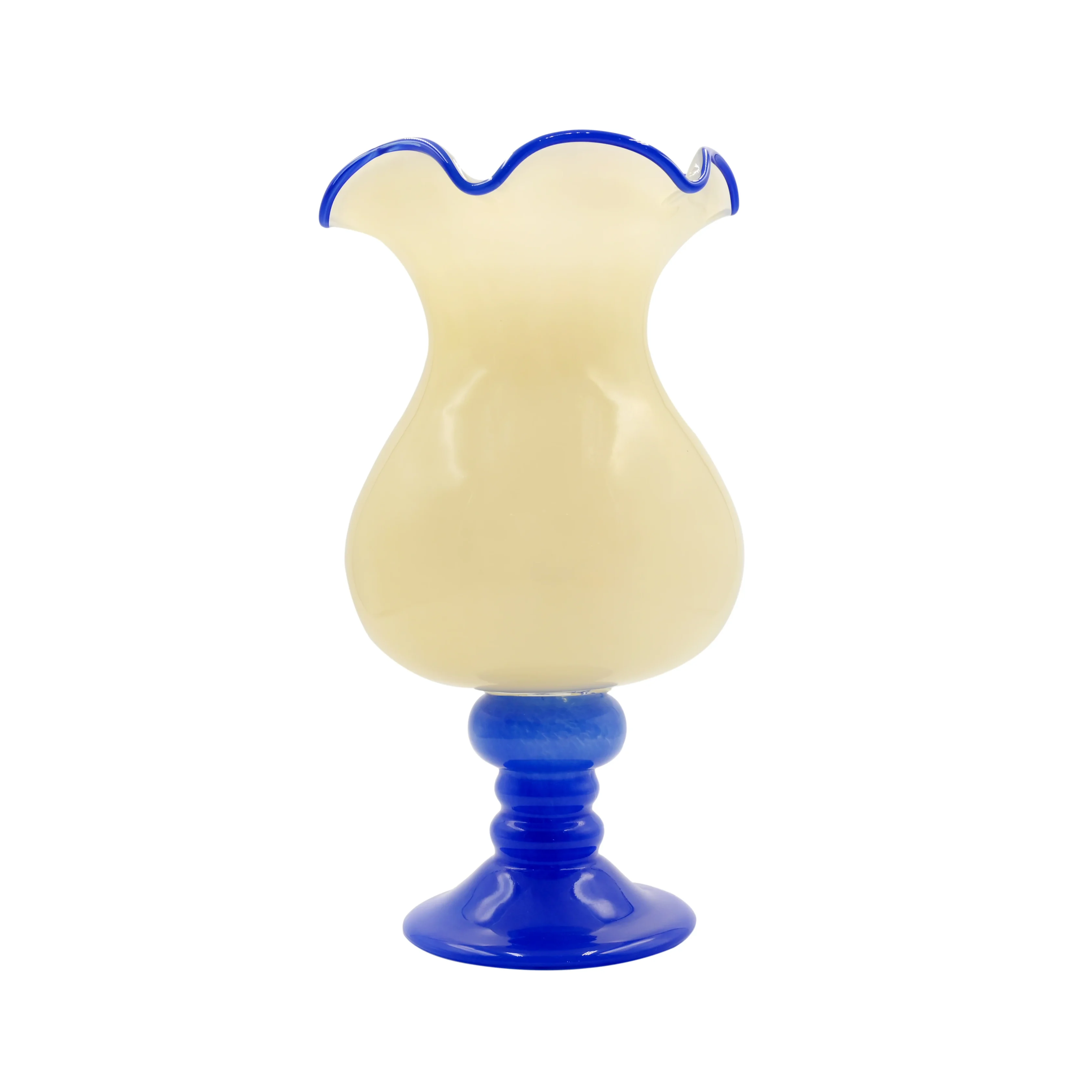 blue glass vase Qatar