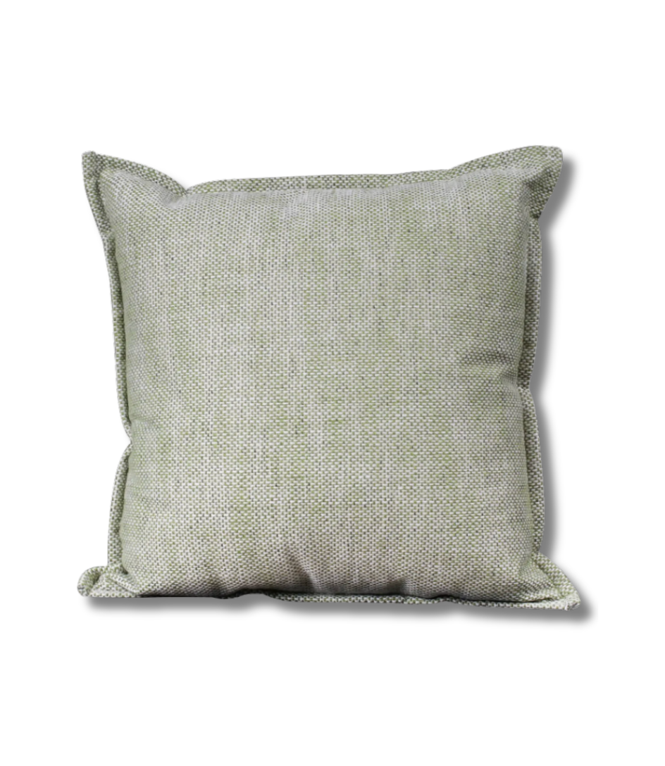 Green Wide Edge Patchwork Square Pillow