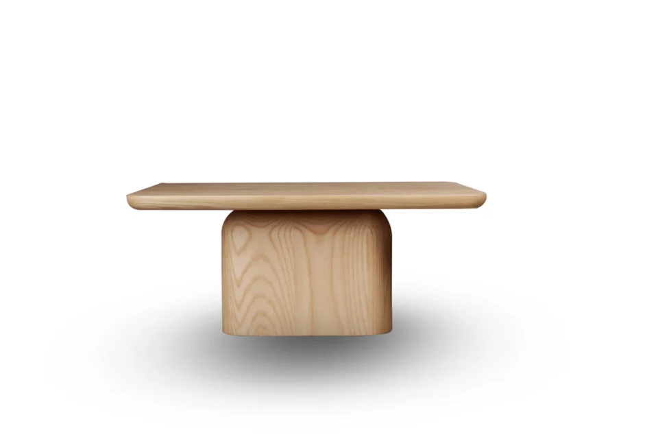 Arched Ashwood Low Coffee Table