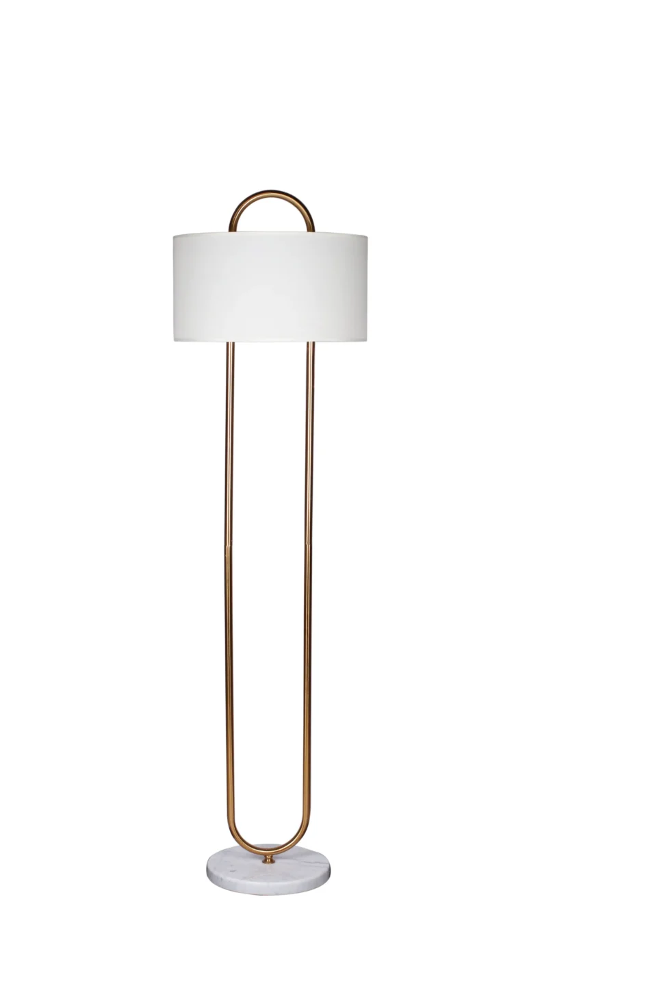 Arcadian Marble & Brass Floor Lamp