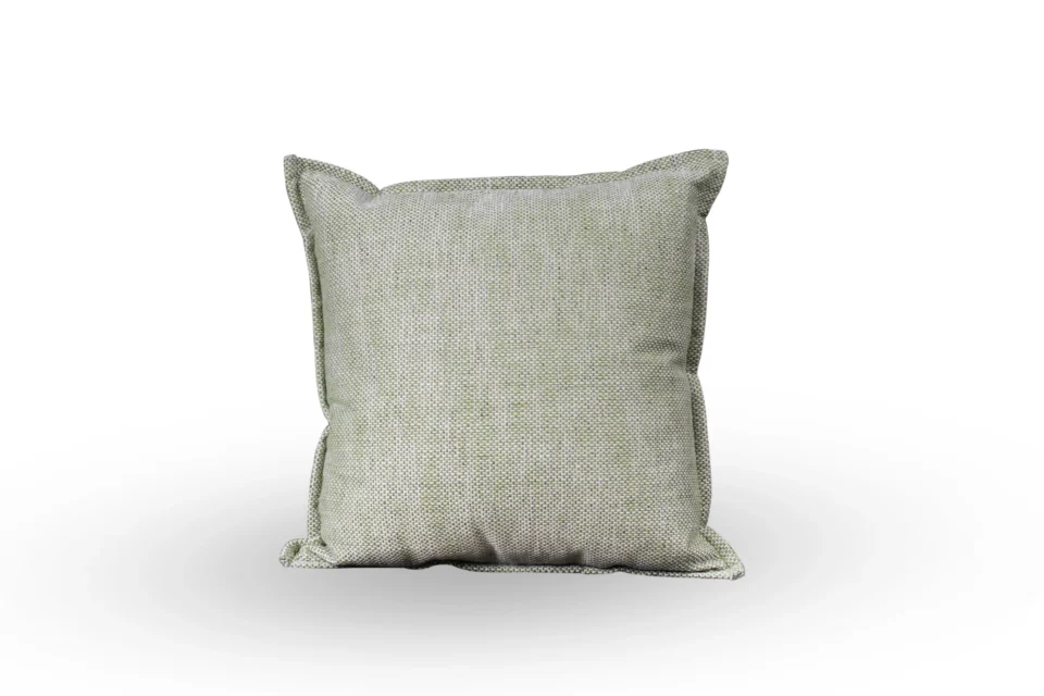 Green Wide Edge Patchwork Square Pillow